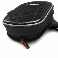 LLB-03 Leg Bag 900D film/PVC Carbon Grain Black
