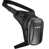 LLB-03 Leg Bag 900D film/PVC Carbon Grain Black