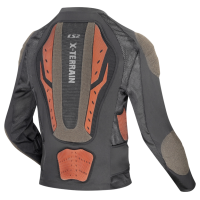 X-TERRAIN MAN JACKET BLACK H-V ORANGE