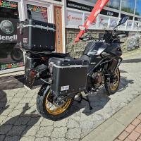 625 DSX, padací rám, drátěná kola, 47/35 kW,  Tour edice vč. 3 ks kufrů