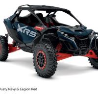 MAVERICK R XRS 999T SAS DCT Dusty Navy & Legion Red MY26
