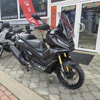 SR 450 X, DVOUVÁLEC, nastavitelné tlumiče, TCS, ABS, padací rám