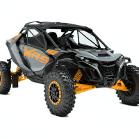 Maverick R XRS, SAS, Dolomite Grey/Orange Crush, MY27, SPZ