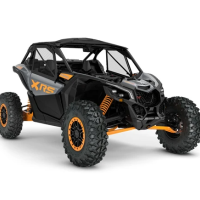 Maverick XRS Turbo RR SAS, Dolomite Grey/Orange Crush, MY27, SPZ