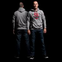 0052 RACE DEPT 88 HOODIE Grey