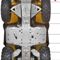 pro čtyřkolky Can-Am Outlander G2 / G2 MAX  (do r.2018), G2L / G2L MAX  (do r.2018), Renegade G2S (do r.2018), pár